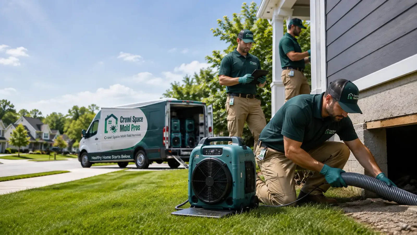 Crawl Space Mold Removal in Blue Springs, NE